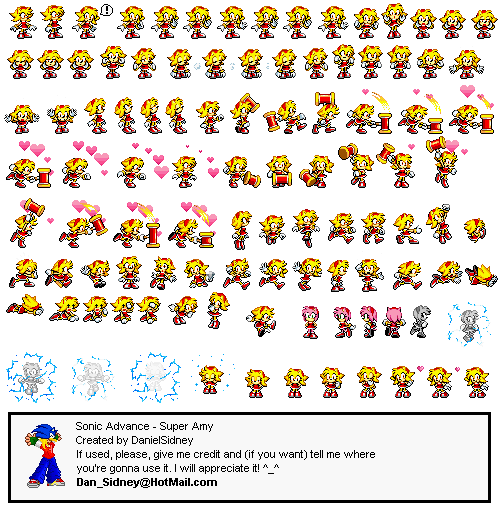 Super Amy Rose by Daniel Sideny.